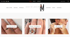 Desktop Screenshot of madeofjewelry.com