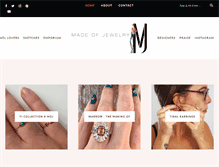 Tablet Screenshot of madeofjewelry.com
